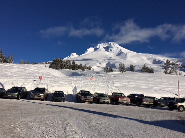 Mt. Hood from Timberline Parking Lot